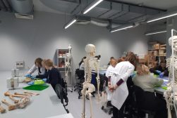 Warsztaty osteologiczne podczas II Studenckiej Konferencji Biologii Człowieka